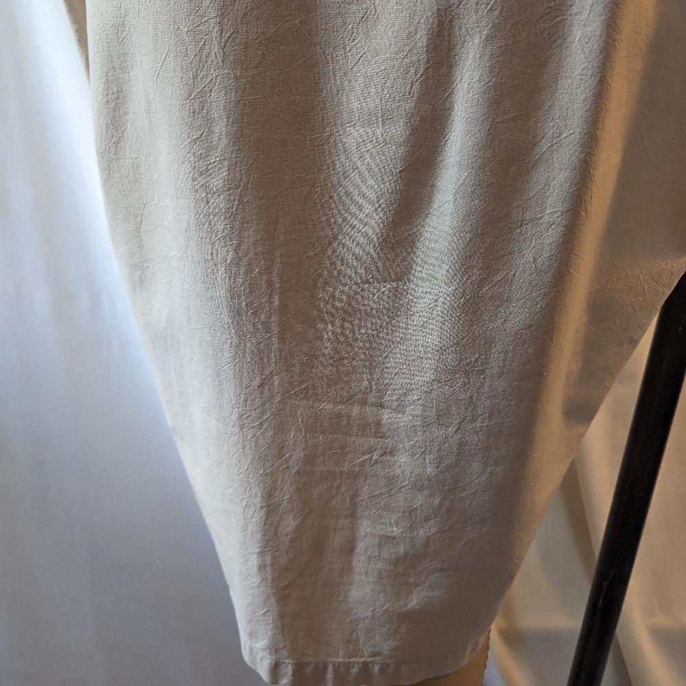 Lauren Manoogian Cream Cotton Kaftan Dress - Picture 3 of 4